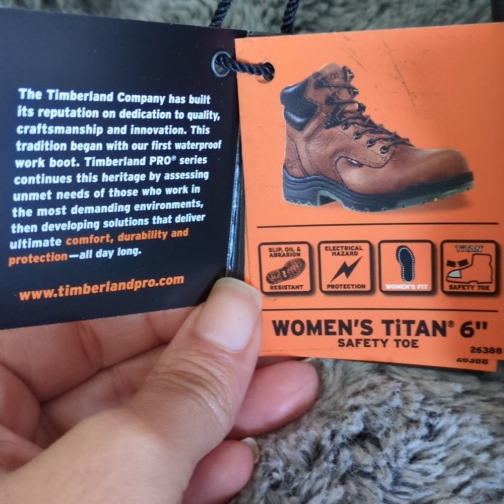 Timberland PRO Women's TiTan 6" Sz 7.5 - Picture 3 of 6